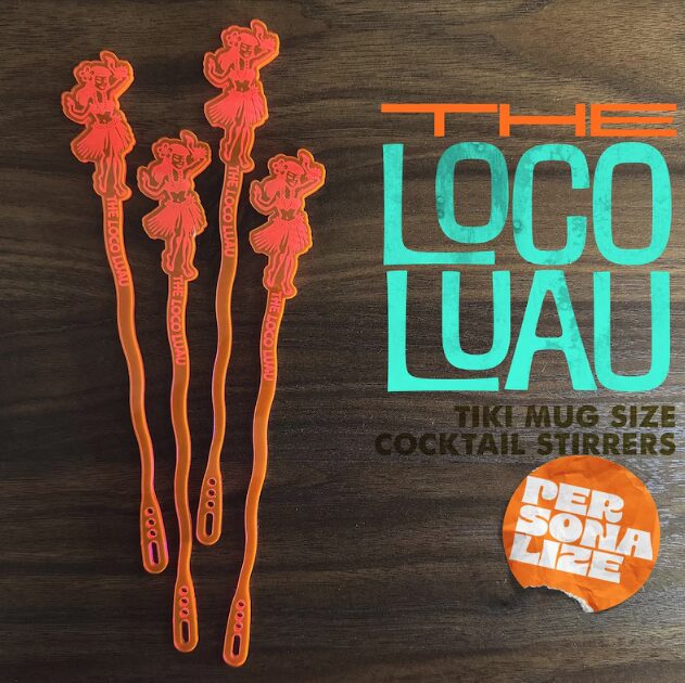 Dance Into Island Vibes with Loco Luau Personalized Drink Stirrers